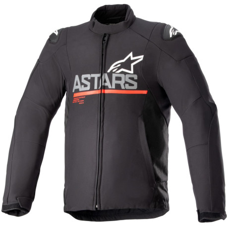 Bunda SMX WATERPROOF, ALPINESTARS (černá/tmavě šedá/červená) 2024