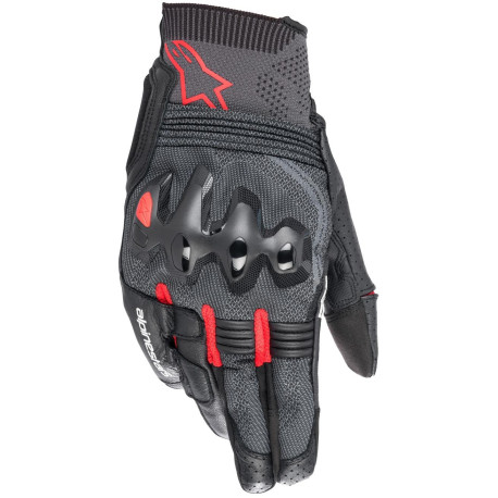 Rukavice MORPH SPORT, ALPINESTARS (černá/červená fluo/tmavě šedá) 2024