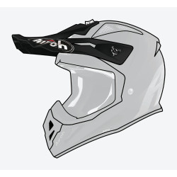Kšilt pro přilbu AVIATOR ACE 2, AIROH (černý matný)
