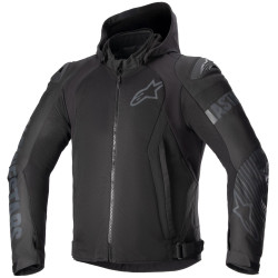 Bunda ZACA AIR WATERPROOF, ALPINESTARS (černá/černá) 2026