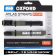 Zavazadlové popruhy Atlas B-Clip, OXFORD (zelená, 17mm x 2m)