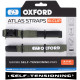 Zavazadlové popruhy Atlas B-Clip, OXFORD (zelená, 17mm x 1,2m)