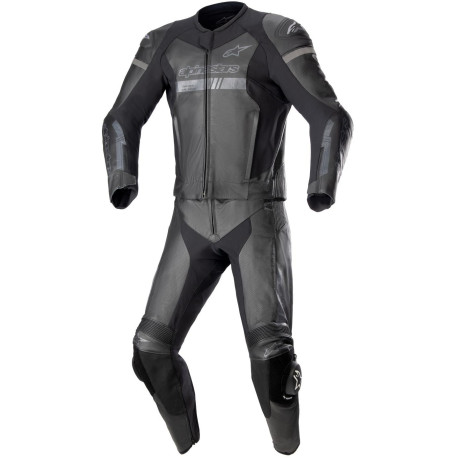 Dvoudílná kombinéza GP FORCE CHASER, TECH-AIR 5 kompatibilní, ALPINESTARS (černá/černá) 2024