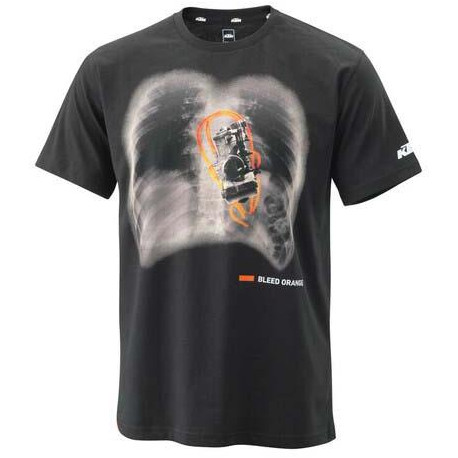 Triko ORANGE FLUIDS , KTM (černé)