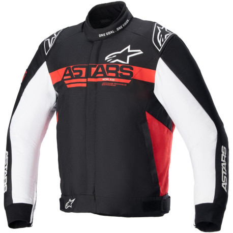 Bunda MONZA SPORT, ALPINESTARS (černá/červená/bílá) 2024