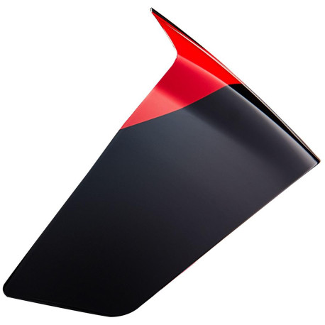 Aerodynamický spoiler pro přilby SUPERTECH R-10 ELEMENT racing profil, ALPINESTARS (černá/červená)