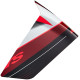 Aerodynamický spoiler pro přilby SUPERTECH R-10 TEAM racing profil, ALPINESTARS (černá/červená/bílá)