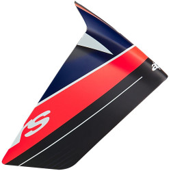 Aerodynamický spoiler pro přilby SUPERTECH R-10 TEAM racing profil, ALPINESTARS (černá/červená/modrá/bílá)