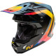 Přilba FORMULA CP, FLY RACING - USA (šedá/černá/duhová)