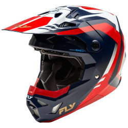 Přilba FORMULA CP, FLY RACING - USA (červená/bílá/modrá)
