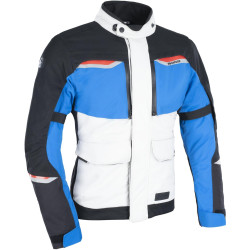 Bunda MONDIAL 2.0 DRY2DRY™, OXFORD ADVANCED (světle šedá/modrá/červená)