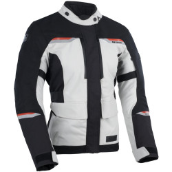 Bunda MONDIAL 2.0 DRY2DRY™, OXFORD ADVANCED, dámská (světle šedá/černá/červená)