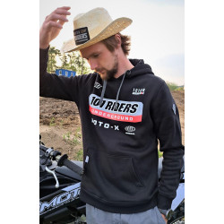 Mikina MOTO SPEC HOOD, 101 RIDERS (černá)