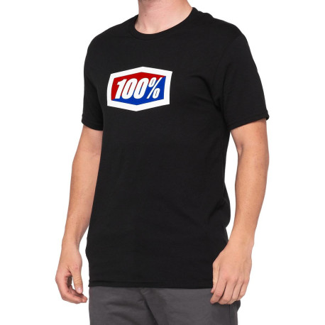 Triko OFFICIAL, 100% - USA (černá)