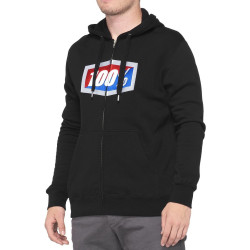 Mikina OFFICIAL, 100% - USA (černá)
