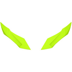 Zadní spoiler pro přilbu AVIATOR 3, AIROH (žlutá fluo matná)