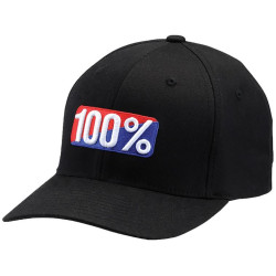 Kšiltovka 100% - CLASSIC Flexfit černá