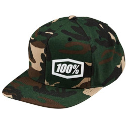 Kšiltovka 100% - MACHINE Snapback camo (UNI)
