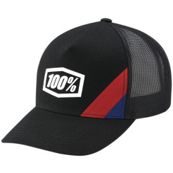 Kšiltovka 100% - CORNESTONE X-Fit Trucker černá (vel. UNI)