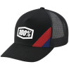 Kšiltovka 100% - CORNESTONE X-Fit Trucker černá (vel. UNI)