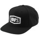 Kšiltovka 100% - ICON Snapback dětská černá (vel. UNI)