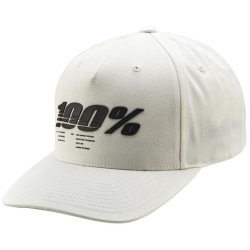 Kšiltovka 100% - STAUNCH Snapback bíla (vel. UNI)