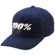 Kšiltovka 100% - STAUNCH Snapback modrá (vel. UNI)