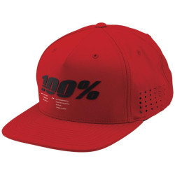 Kšiltovka 100% - DRIVE Snapback červená (vel. UNI)