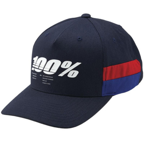 Kšiltovka 100% - LOYAL X-Fit Snapback modrá (vel. UNI)