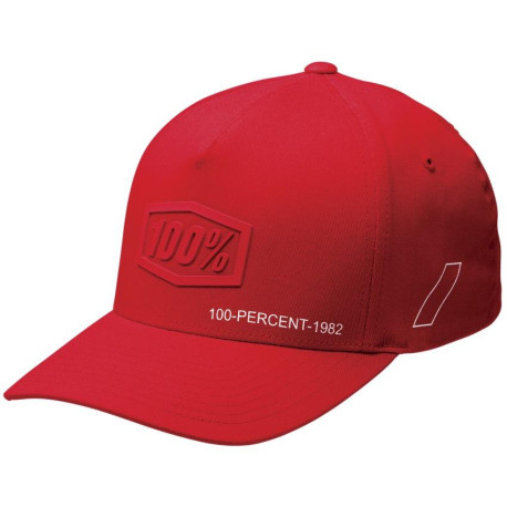 Kšiltovka 100% - SHADOW Snapback dětská červená (vel. UNI)