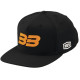 Kšiltovka 100% - BB33 Snapback černá/oranžová (vel. UNI)