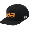 Kšiltovka 100% - BB33 Snapback černá/oranžová (vel. UNI)
