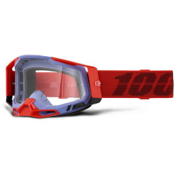 RACECRAFT 2 CLEAT, 100% brýle, čiré plexi