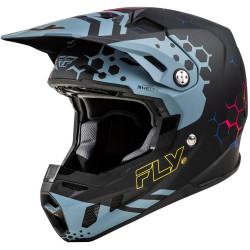 Přilba FORMULA CC TEKTONIC, FLY RACING (černá/šedá)