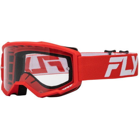 Brýle FOCUS, FLY RACING (červená/bílá)