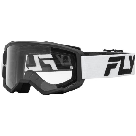 Brýle FOCUS, FLY RACING (bílá/černá) dětské