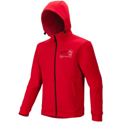 Mikina RACER MX FLEECE, ALPINESTARS (červená) 2025