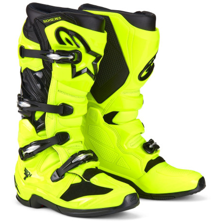 Boty TECH 7, ALPINESTARS (žlutá fluo/černá) 2025