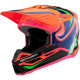 Přilba S-M3 edice HAIDEN DEEGAN, ALPINESTARS, dětská (oranžová fluo/fialová/růžová/zelená) 2025