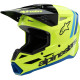 Přilba S-M3 RADIUM, ALPINESTARS, dětská (žlutá fluo/černá/modrá) 2025