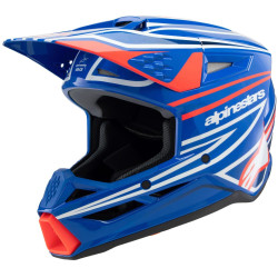 Přilba S-M3 WURX, ALPINESTARS, dětská (modrá/červená/bílá/černá) 2025