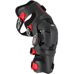 Kolenní ortézy RK-7 PLASMA, ALPINESTARS (černá/červená) 2025