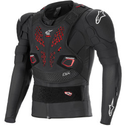 Chránič těla BIONIC PRO 3 PLASMA, ALPINESTARS (černá/červená/bílá) 2026