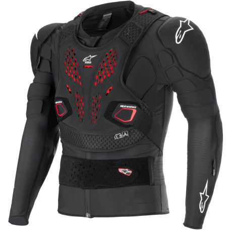 Chránič těla BIONIC PRO 3 PLASMA, ALPINESTARS (černá/červená/bílá) 2025