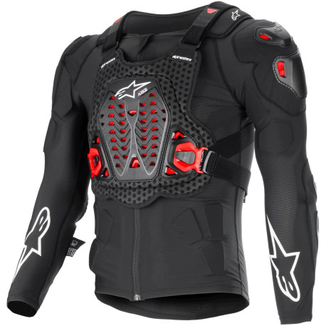 Chránič těla BIONIC XTR PLASMA, ALPINESTARS (černá/červená/bílá) 2025