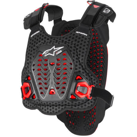 Chránič hrudi A-5 PLASMA, ALPINESTARS (černá/červená/bílá) 2025