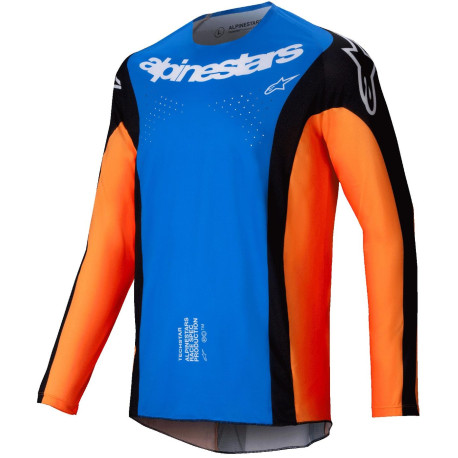 Dres TECHSTAR MELT, ALPINESTARS (oranžová/modrá) 2025