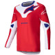 Dres RACER VEIL, ALPINESTARS (červená/bílá) 2025