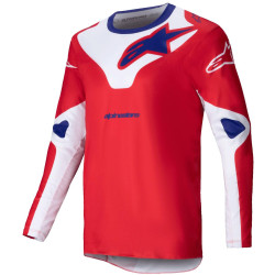 Dres RACER VEIL, ALPINESTARS (červená/bílá) 2025