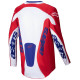 Dres RACER VEIL, ALPINESTARS (červená/bílá) 2025